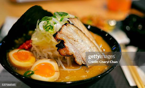 ramen - bone broth stock pictures, royalty-free photos & images