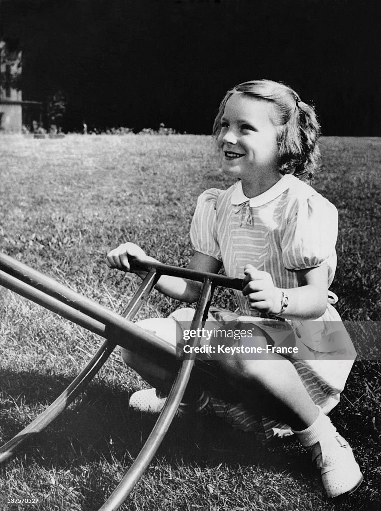 The Princess Irene On A Swing