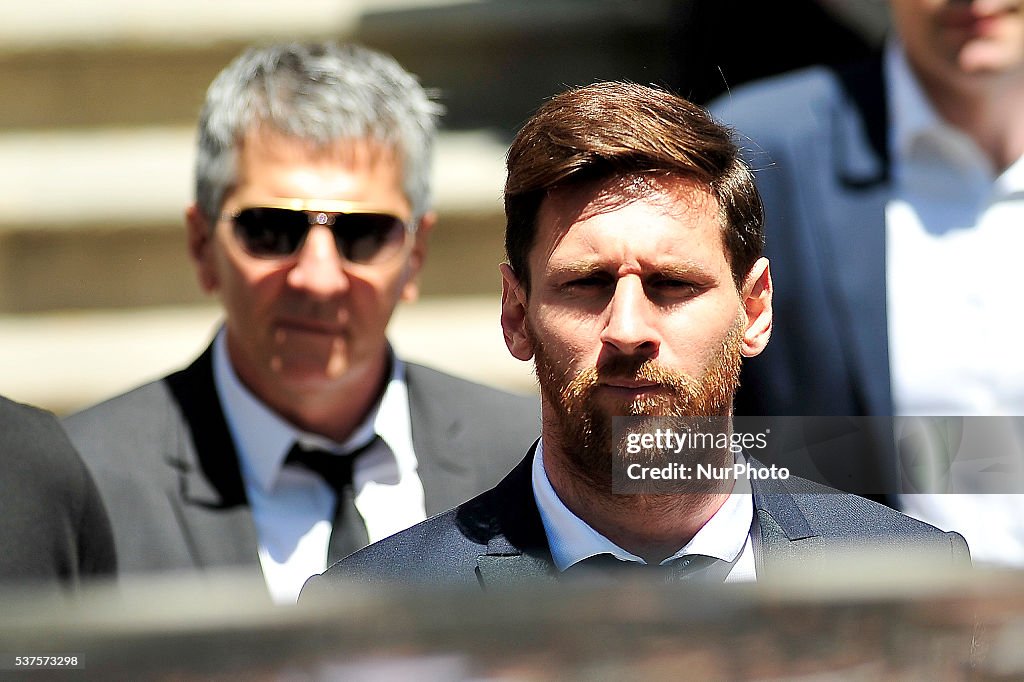 Barcelona's Leo Messi Testifies In Fraud Case