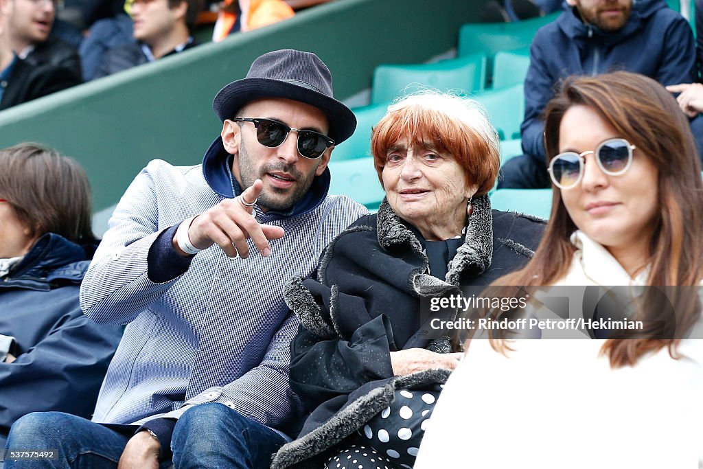 Celebrities at French Open 2016 - Day Twelve