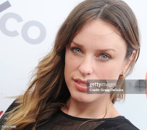 Actress Jessica McNamee arrives at Australians In Film Heath Ledger Scholarship Dinner on June 1, 2016 in Beverly Hills, California.