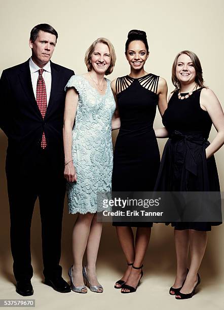 Barbara Van Woerkom, Caitlin Dickerson and Nicole Beemsterboer from NPR pose for a portrait at the 75th Annual Peabody Awards Ceremony at Cipriani,...