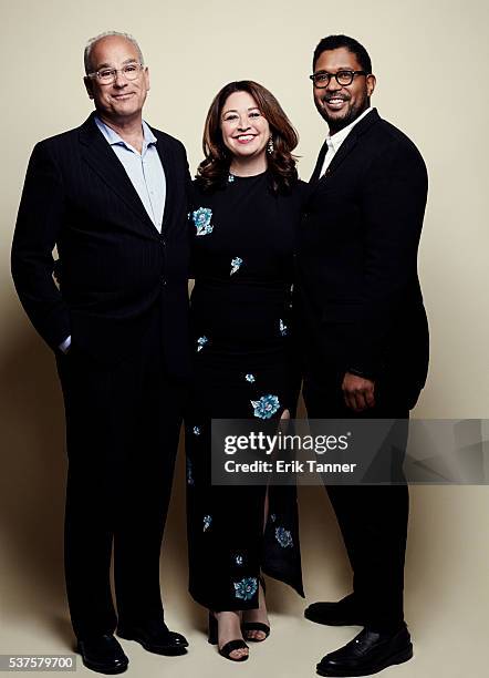 'What Happened, Miss Simone?' director Liz Garbus and others pose for a portrait at the 75th Annual Peabody Awards Ceremony at Cipriani, Wall Street...