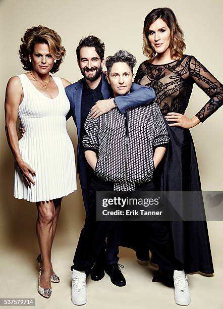 'Transparent' Alexandra Billingss, Jay Duplass, Jill Soloway and Lady J pose for a portrait at the 75th Annual Peabody Awards Ceremony at Cipriani,...