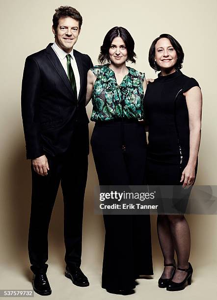 'How to Dance in Ohio', producer Jason Blum, director/producer Alexandra Shiva and producer Bari Pearlman pose for a portrait at the 75th Annual...