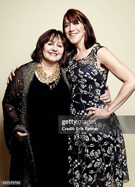 India's Daughter' director Leslee Udwin and screenwriter Lois Vossen pose for a portrait at the 75th Annual Peabody Awards Ceremony at Cipriani, Wall...