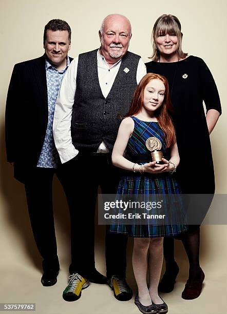 'Katie Morag' writer Sergio Casci, director Don Coutts, actress Cherry Campbell and executive producer Lindy Cameron pose for a portrait at the 75th...