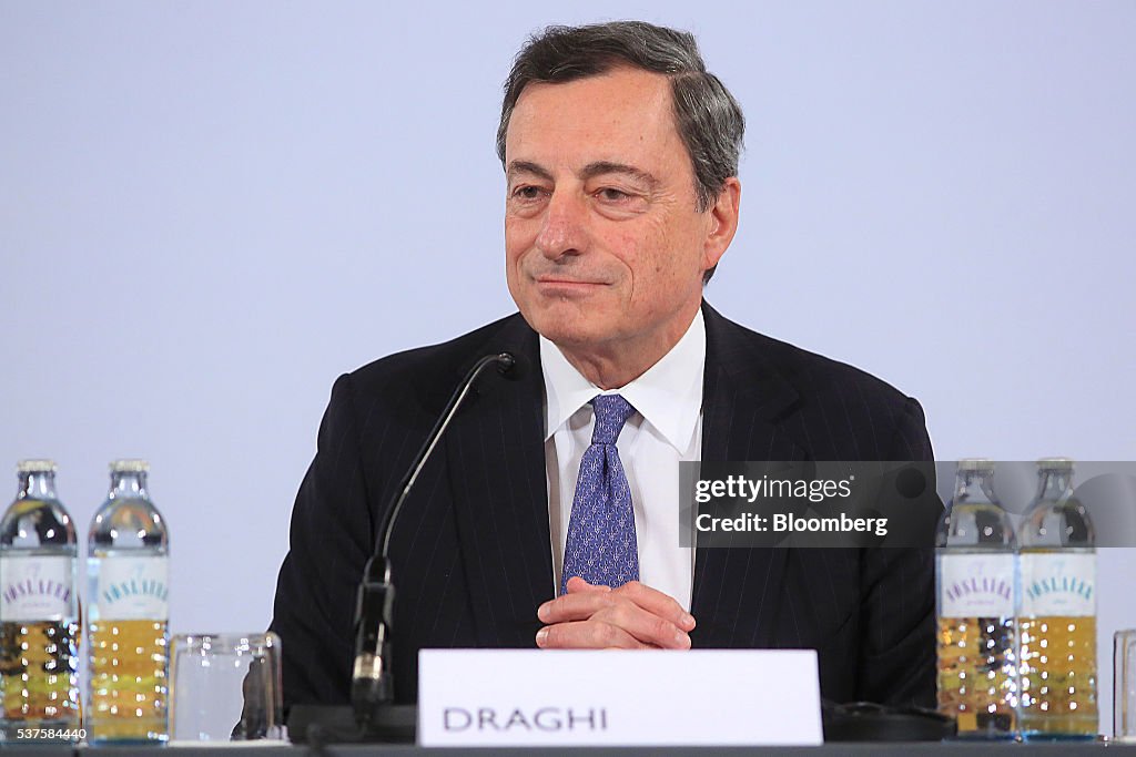 European Central Bank President Mario Draghi Announces Interest Rate Decision
