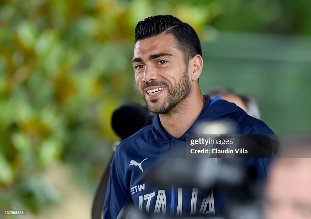 Italy Training Session And Press Conference