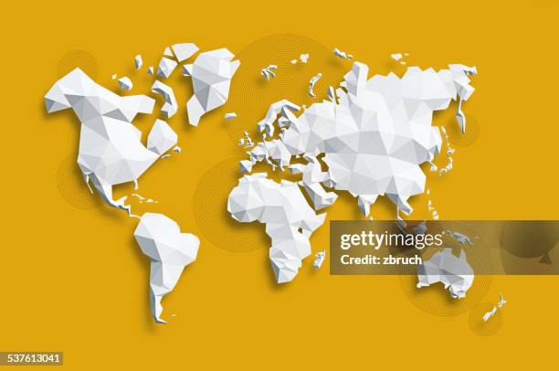 map of world - azië en pacifisch gebied stockfoto's en -beelden