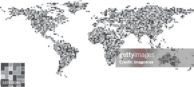 World Map Pattern Design High-Res Vector Graphic - Getty Images