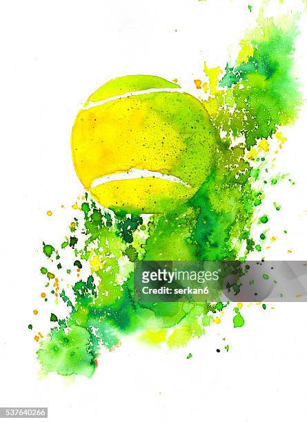 tennis - tennis ball stock illustrations