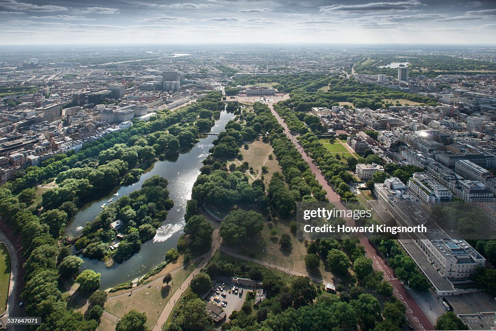 St James' Park and The Mall