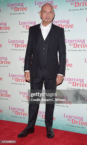 Ben Kingsley arrives for the UK gala screening of "Learning To Drive" at The Curzon Mayfair on June 2, 2016 in London, England.