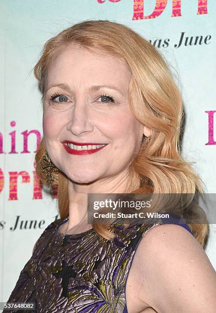 Patricia Clarkson arrives for the UK gala screening of "Learning To Drive" at The Curzon Mayfair on June 2, 2016 in London, England.