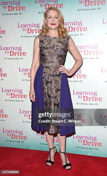 Patricia Clarkson arrives for the UK gala screening of "Learning To Drive" at The Curzon Mayfair on June 2, 2016 in London, England.