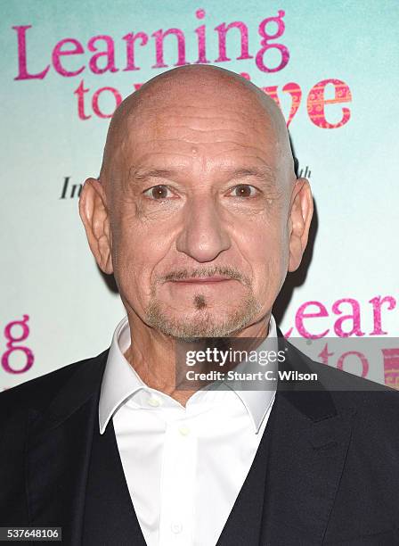 Ben Kingsley arrives for the UK gala screening of "Learning To Drive" at The Curzon Mayfair on June 2, 2016 in London, England.