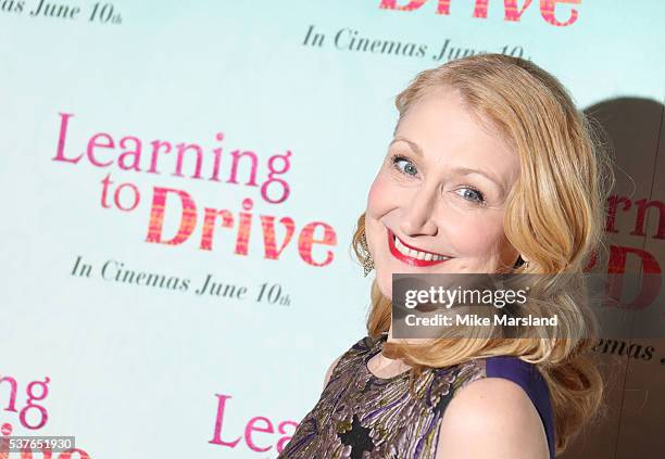 Patricia Clarkson arrives for the UK gala screening of "Learning To Drive" at The Curzon Mayfair on June 2, 2016 in London, England.