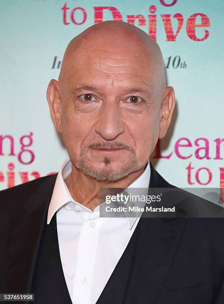 Sir Ben Kingsley arrives for the UK gala screening of "Learning To Drive" at The Curzon Mayfair on June 2, 2016 in London, England.