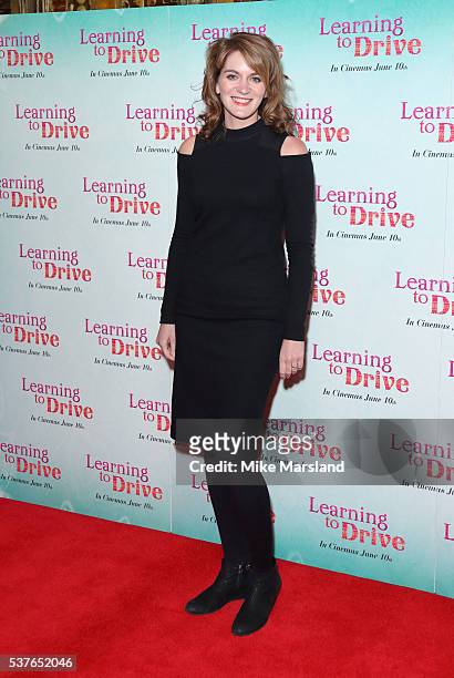 Felicity Blunt arrives for the UK gala screening of "Learning To Drive" at The Curzon Mayfair on June 2, 2016 in London, England.