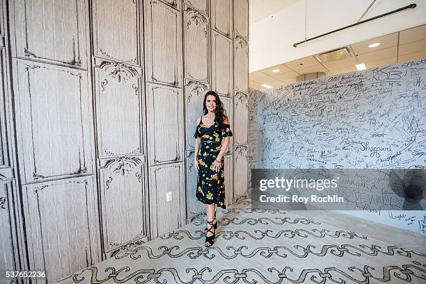 Katie Lee discusses "Beach Bites" with AOL Build at AOL Studios In New York on June 2, 2016 in New York City.