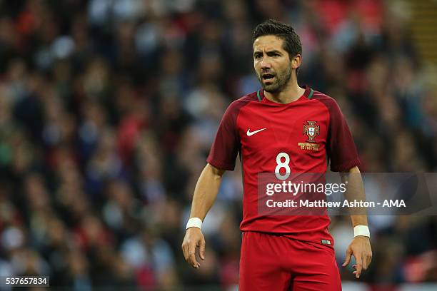 Joao Moutinho of Portugal during the International Friendly match between England and Portugal at Wembley Stadium on June 2, 2016 in London, England.