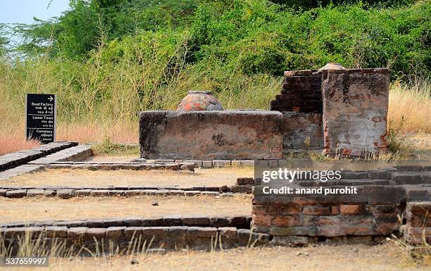 lothal-the ancient civilization,gujarat,india - indus valley stock pictures, royalty-free photos & images