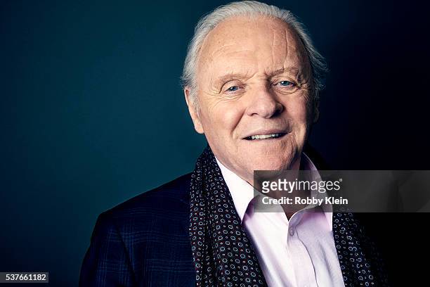 Actor Anthony Hopkins is photographed for The Wrap on January 28, 2016 in Los Angeles, California.