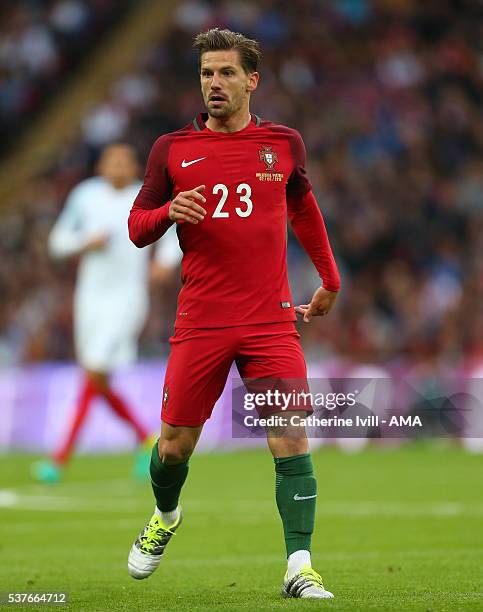 Adrien Silva of Portugal during the International Friendly match between England and Portugal at Wembley Stadium on June 2, 2016 in London, England.
