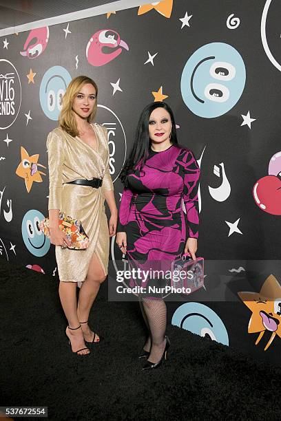 The actress Marta Hazas and the singer Alaska attending the party makeup brand MAC AW16 held Madrid, Spain. June 2, 2016