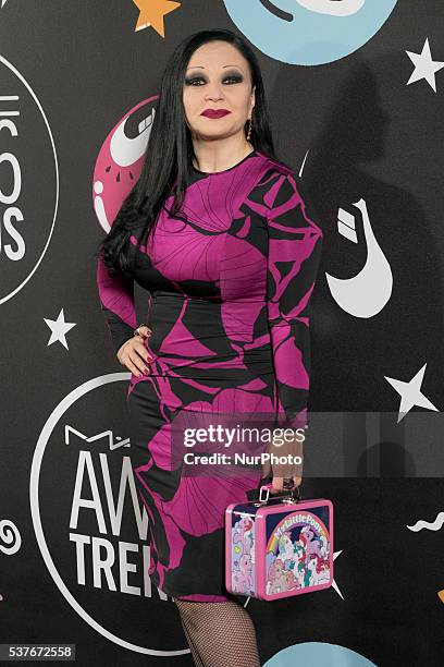 Singer Alaska attending the party makeup brand MAC AW16 held Madrid, Spain. June 2, 2016