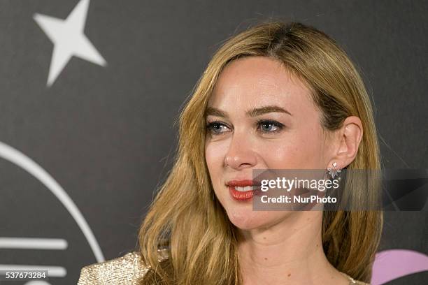 The actress Marta Hazas attending the party makeup brand MAC AW16 held Madrid, Spain on June 2, 2016