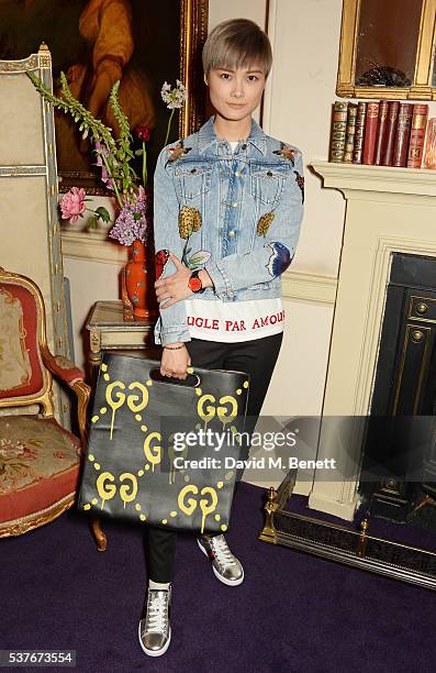 Chris Lee attends the Gucci party at 106 Piccadilly in celebration of the Gucci Cruise 2017 fashion show on June 2, 2016 in London, England.