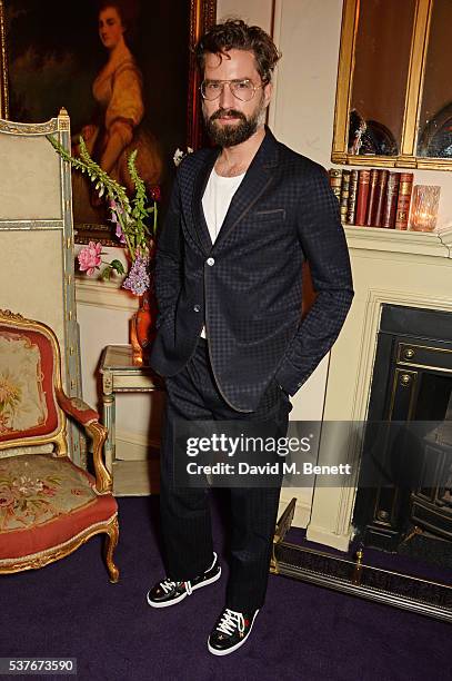 Jack Guinness attends the Gucci party at 106 Piccadilly in celebration of the Gucci Cruise 2017 fashion show on June 2, 2016 in London, England.