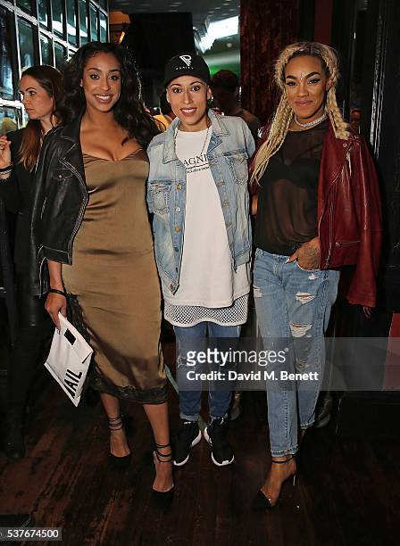 Stooshe attends True Religion House Party at 48 Greek Street on June 2, 2016 in London, England.