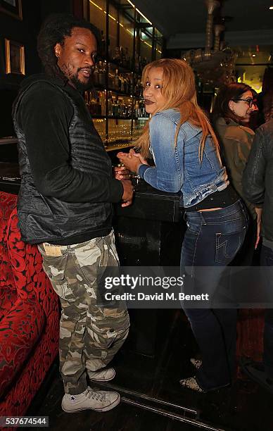 And Mischa Mafia attend True Religion House Party at 48 Greek Street on June 2, 2016 in London, England.