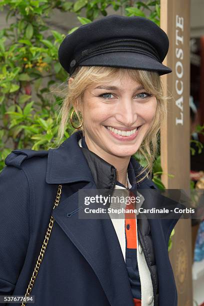 Pauline Lefevre attends day twelve of the 2016 French Open at Roland Garros on June 2, 2016 in Paris, France.