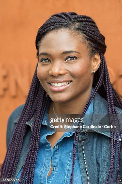 Muriel Hurtis attends day twelve of the 2016 French Open at Roland Garros on June 2, 2016 in Paris, France.