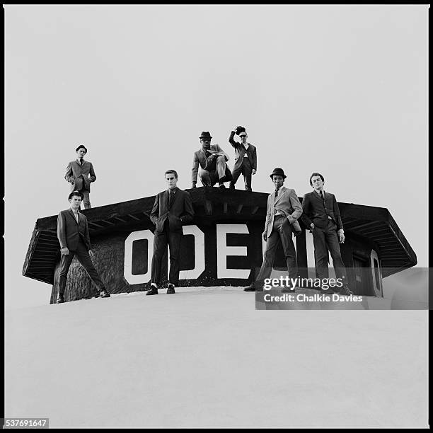 English ska revival band The Specials photographed on the roof of the Coventry Odeon during a shoot for their first LP, 1979. This image was not used...