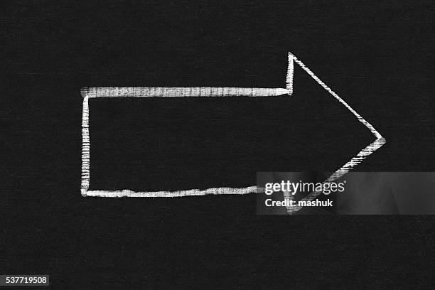 forward arrow on chalkboard - forward arrow stock illustrations