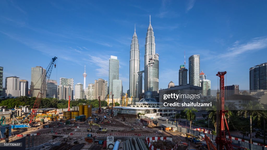 Kuala Lumpur under construction