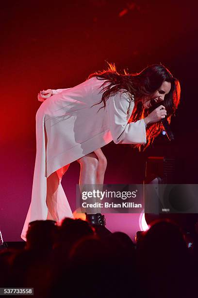 Bea Miller performs during Selena Gomez in concert at The Prudential Center on June 2, 2016 in Newark, New Jersey