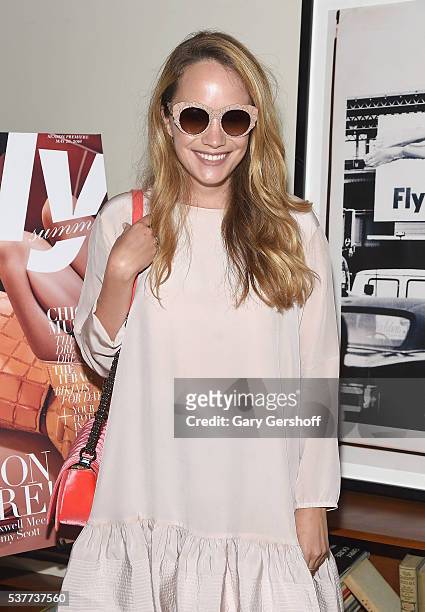 Grace Atwood attends the The Daily's Summer premiere party at the Smyth Hotel on June 2, 2016 in New York City.