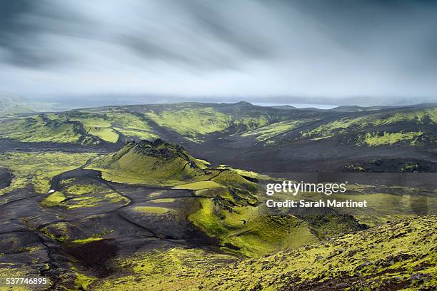 lakagígar - vulkangruppe stock-fotos und bilder