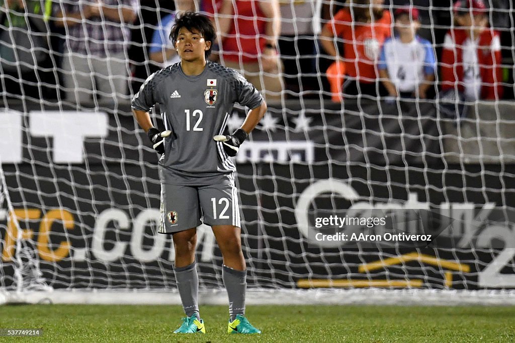 The U.S. Women's National team played Japan in an international friendly