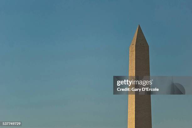 washington dc - washington monument stock-fotos und bilder