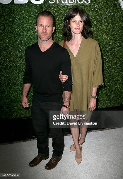 Actor Scott Caan and model Kacy Byxbee attend the 4th Annual CBS Television Studios Summer Soiree at Palihouse on June 2, 2016 in West Hollywood,...
