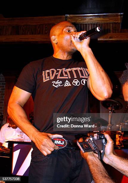 Darryl "DMC" McDaniels performs during the 2016 Bryan Jacobson Foundation Charity Event at Howl at the Moon on June 2, 2016 in New York City.