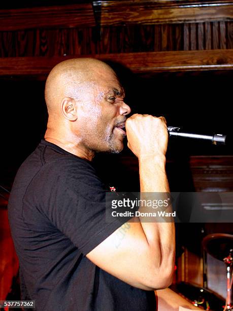 Darryl "DMC" McDaniels performs during the 2016 Bryan Jacobson Foundation Charity Event at Howl at the Moon on June 2, 2016 in New York City.