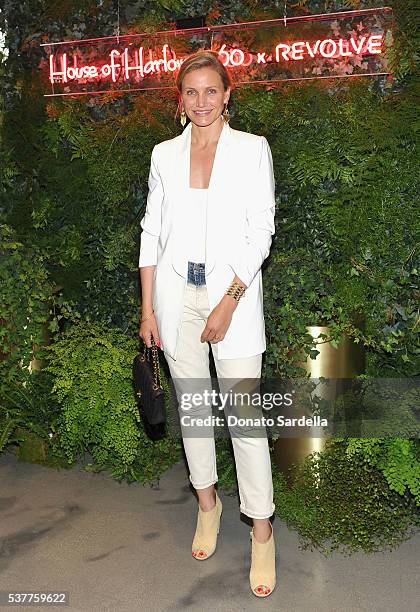 Actress Cameron Diaz attends House of Harlow 1960 x REVOLVE on June 2, 2016 in Los Angeles, California.
